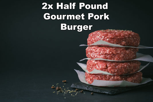 Mangalitsa Gourmet Pork Burgers (Original or Bacon)