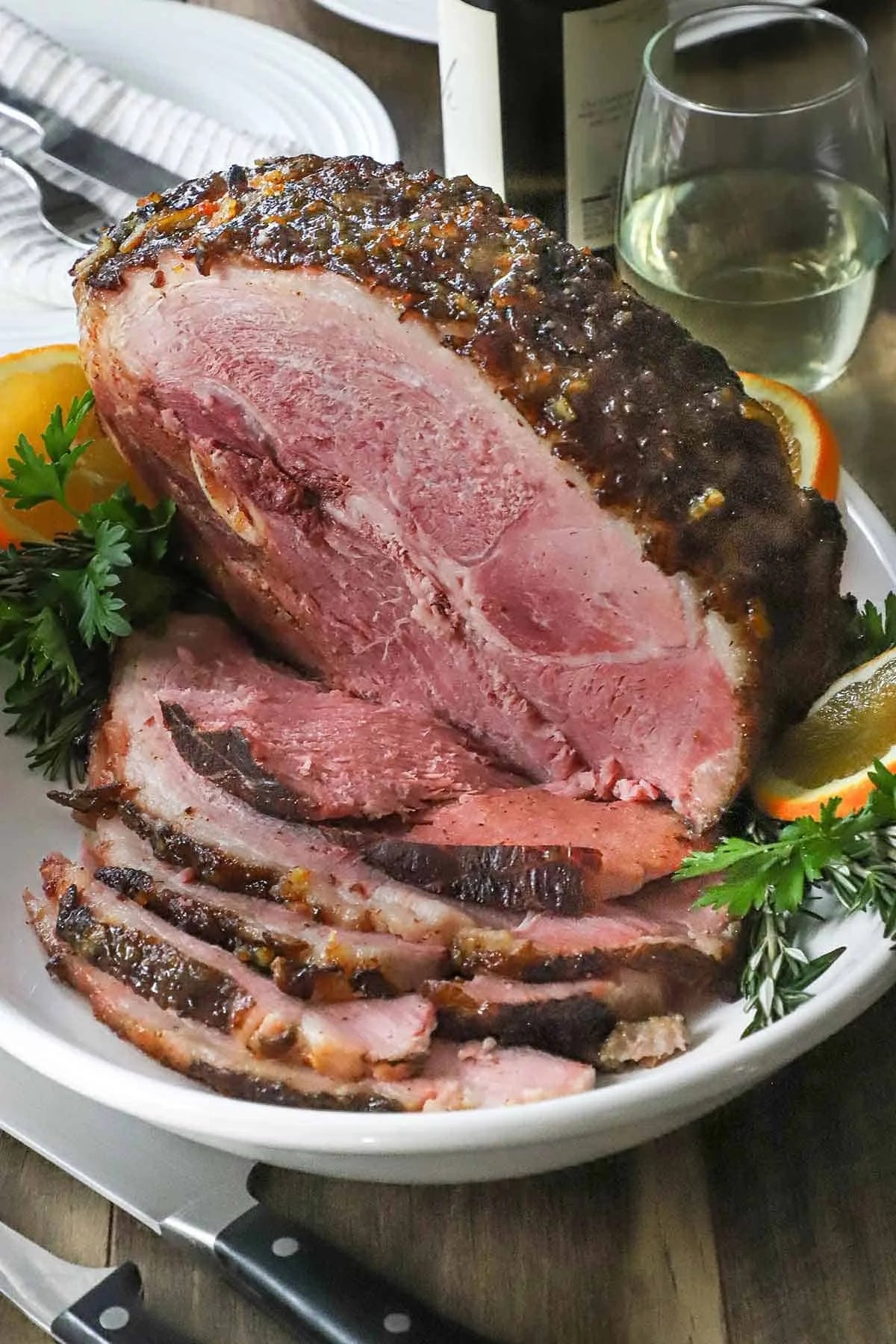 Half Ham: Hickory Smoked, Maple Sugar Cured