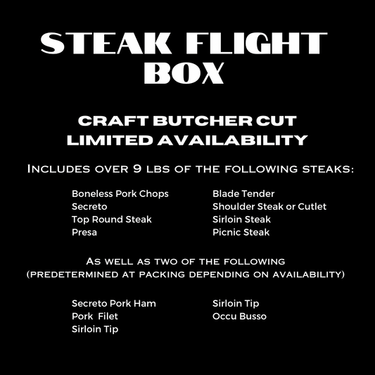 Steak Flight Box - Craft Butcher